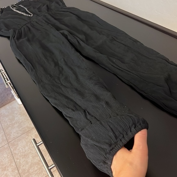 Greylin Anya Jumpsuit in black, Cotton blend, fully lined, bohemian, size S - Picture 7 of 16